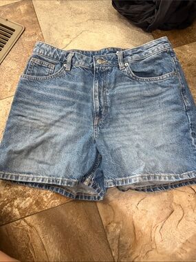 Divided Light Blue Denim Jean Shorts
